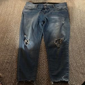 LuLaRoe Distressed Light Wash